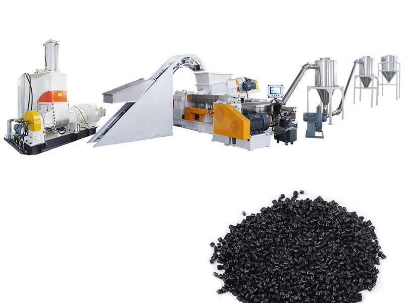 Filler masterbatch compounding line